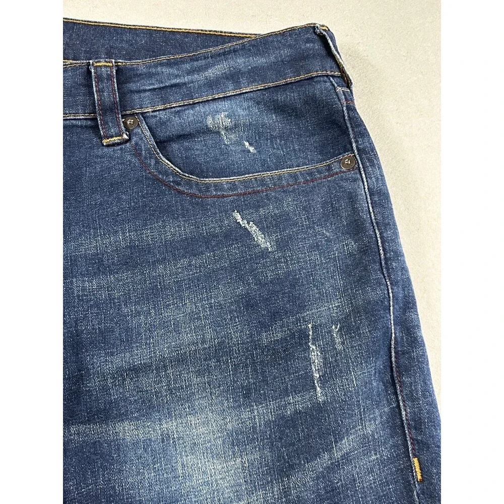 True Religion Mens Ricky Relaxed Straight Denim Jeans Size 40